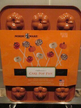 Nordic Ware NEW Cake Pop Pan Pumpkins for Halloween and Thanksgiving